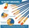 52PCS Acrylic Paint Canvas Set, Acrylic Painting Kit with 2 Set of 12 Colors Acrylic Paint,Paint Brushes,Canvas, Wooden Easels, Art Plates, Art Painting Supplies for Kids Adults